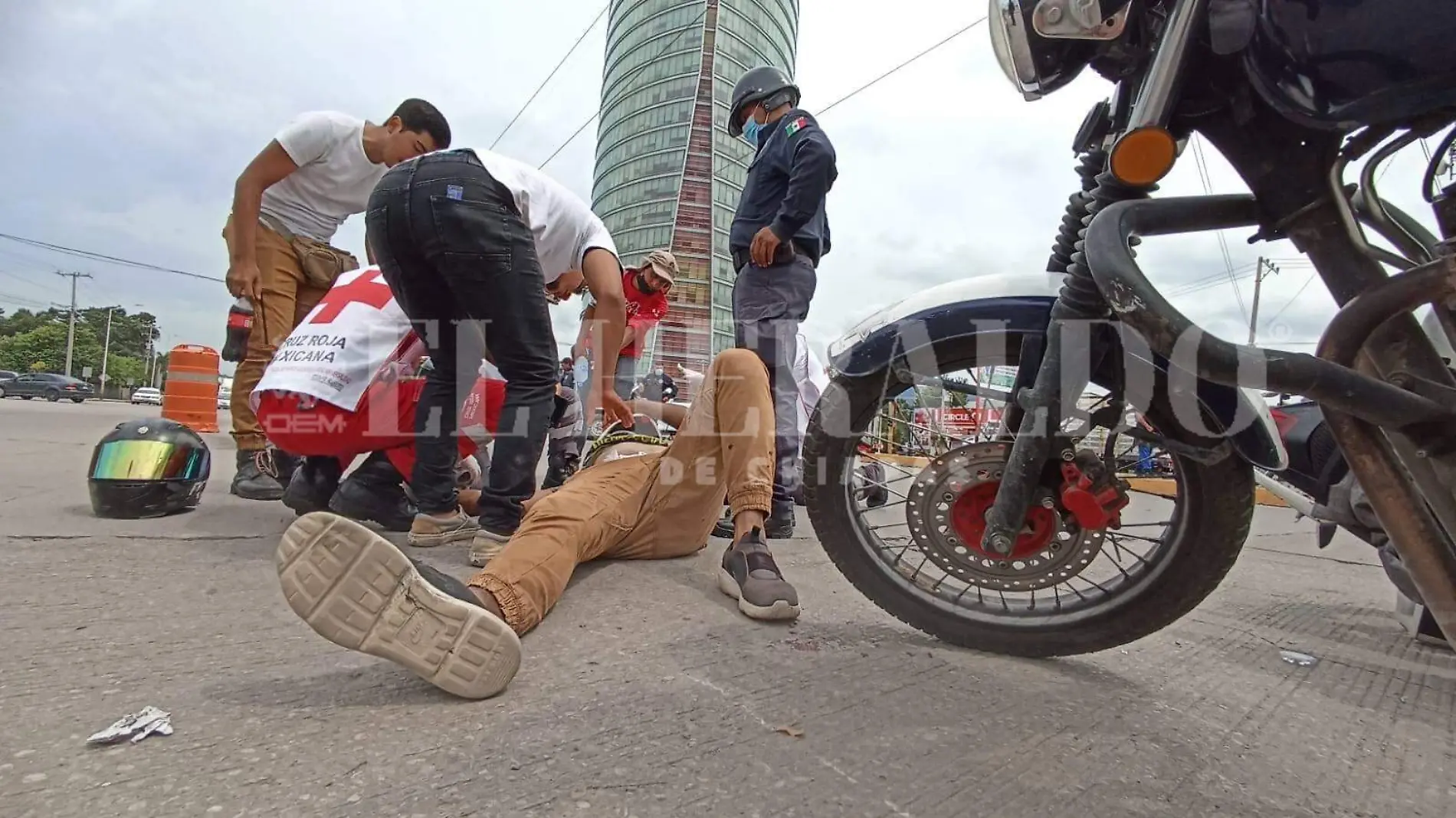 colapso motociclistas